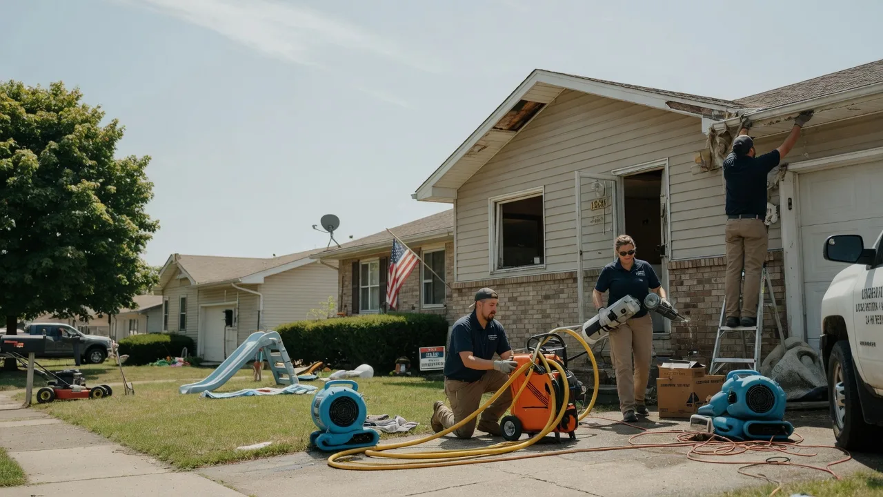 Water Damage Restoration in Claremont, IL near me